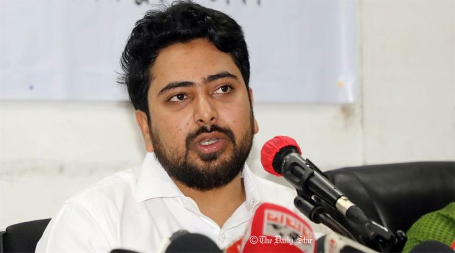 আবু সাঈদ জুলাই আন্দোলনের শহীদদের ইমাম: নাহিদ ইসলাম
