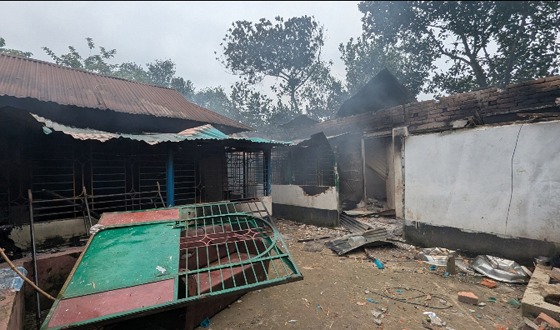 ভালুকায় টানা বৃষ্টিতে দুর্ভোগে পড়েছে নিন্ম আয়ের মানুষ