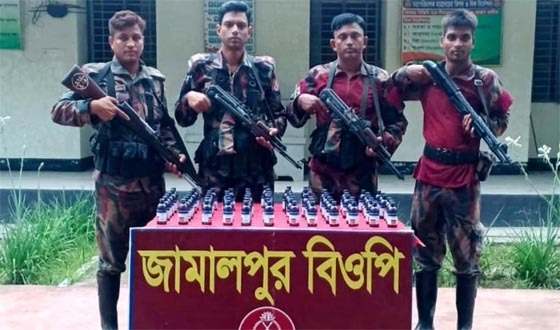 দৌলতপুরে ভারতীয় মাদকদ্রব্য ও ভারতে পাচারকালে কীটনাশক উদ্ধার