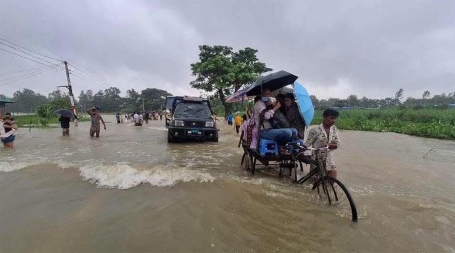 উত্তর ও উত্তর-পূর্বাঞ্চলের ৫ জেলায় আকস্মিক বন্যার শঙ্কা