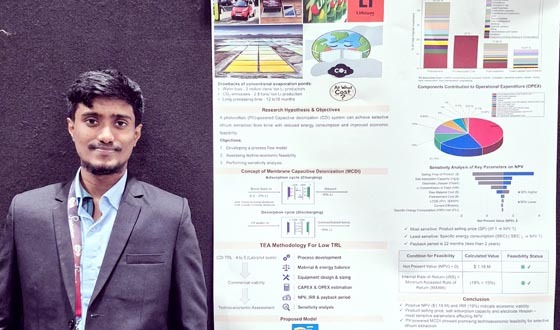 কানাডায় ‘গ্রাজুয়েট পোস্টার অ্যাওয়ার্ড’ পেলেন বাংলাদেশি গবেষক সিফাত