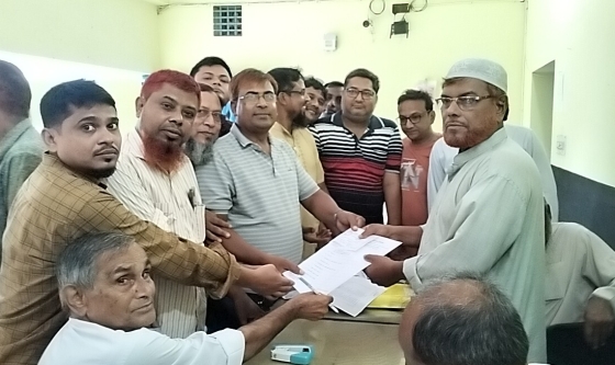 ভবানীগঞ্জ দলিল লেখক সমিতির নির্বাচনে মনোনয়নপত্র বিক্রি শুরু