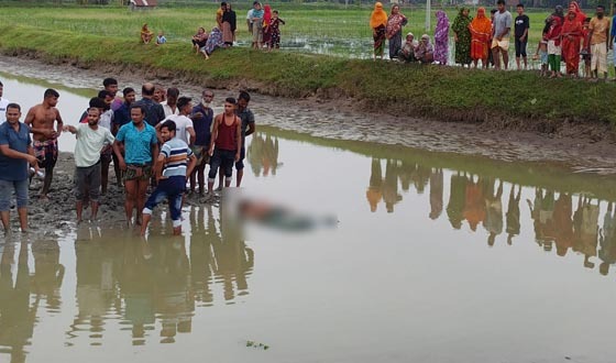 সাতক্ষীরায় বিলে ঘের থেকে গাড়িচালকের মরদেহ উদ্ধার