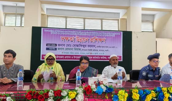 সাপাহারে পিভিএইচপি প্রকল্পের দক্ষতা উন্নয়ন প্রশিক্ষণ শুরু