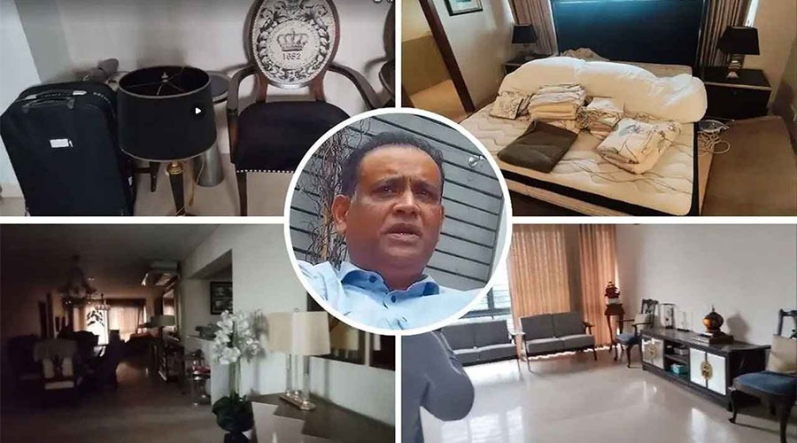 সাবেক ভূমিমন্ত্রী সাইফুজ্জামানের ফ্ল্যাট থেকে দেড় হাজার বিলাসবহুল পণ্য উদ্ধার