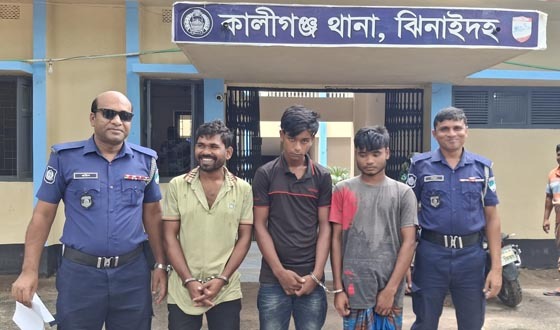 কালীগঞ্জে ছাগল চোর চক্রের তিন সদস্য গ্রেপ্তার, খাসি উদ্ধার