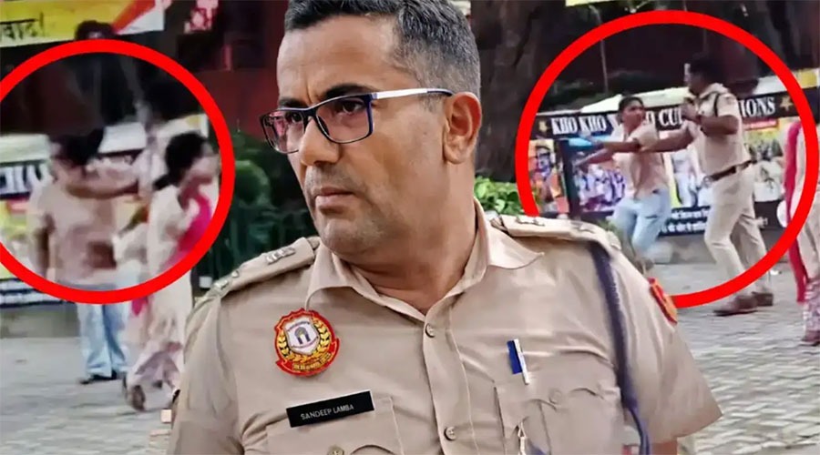 সিজেপি বিক্ষোভে নারীকে থাপ্পড়: সরানো হলো দিল্লি পুলিশের অতিরিক্ত ডিসিপিকে