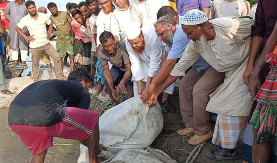 কুড়িগ্রামে জিও ব্যাগ ডাম্পিং কার্যক্রমের উদ্বোধন
