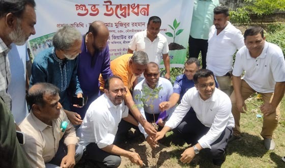 শ্রীমঙ্গলে এক বছরে ১ লাখ বৃক্ষরোপণ কর্মসূচির শুভ উদ্বোধন