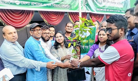 শেরপুরে বৃক্ষরোপণ অভিযান ও বৃক্ষমেলা উদ্বোধন