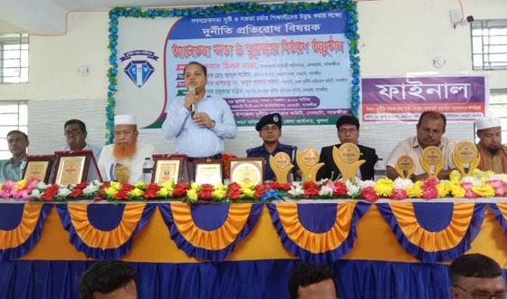 দেবহাটায় দূর্নীতি প্রতিরোধ বিষয়ক আলোচনা সভা