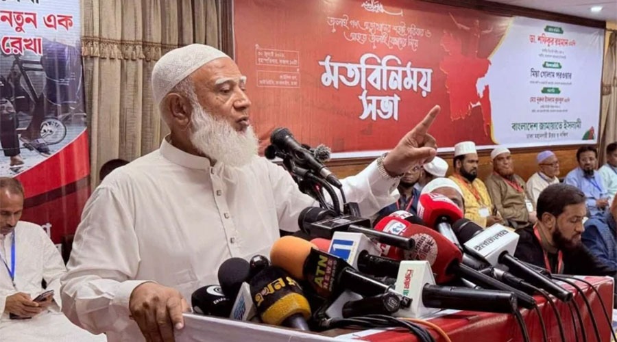 আমাদের ভয়ভীতি দেখানো হচ্ছে, আমরা ভয় পায় না: জামায়াত আমির