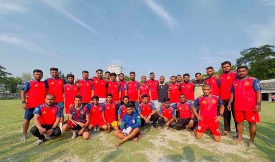 দৌলতখানে জমকালো ফুটবল প্রীতি ম্যাচ