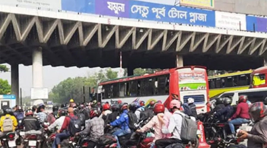 যমুনা সেতু দিয়ে ২৪ ঘণ্টায় টোল আদায় ২ কোটি ৭ লাখ ৮২ হাজার
