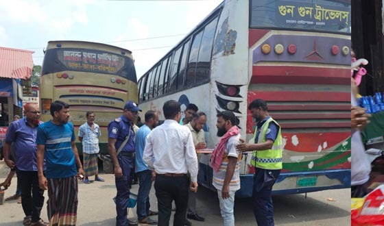 ভ্রাম্যমান আদালতের অভিযানে জরিমানা আদায়, দুইজনকে কারাদন্ড