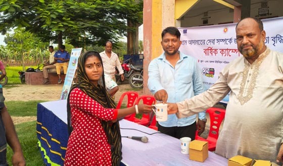 তানোরে ভিডিও শো ও সচেতনতা মূলক ক্যাম্পেইন অনুষ্ঠিত