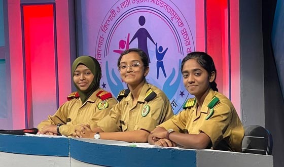 বিটিভির জাতীয় বিতর্কে সেরা বক্তা লালপুরের নিঝুম