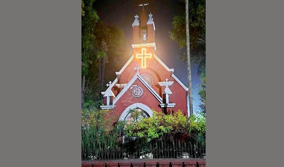 সৈয়দপুরে প্রাচীন স্থাপত্যকলার নিদর্শন দৃষ্টিনন্দন গীর্জা