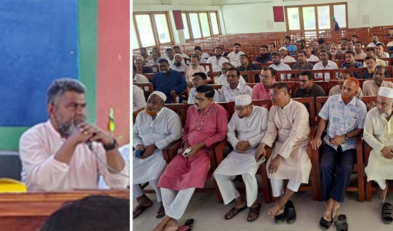 বিএনপি নেতৃবৃন্দের সাথে এমপি ফজলে হুদার মতবিনিময়