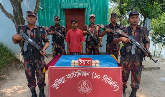 কুমিল্লায় ৬০ লাখ টাকার ইয়াবাসহ মাদক ব্যবসায়ী আটক