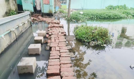 সরাইলে মসজিদের জলাবদ্ধতা নিরসনের দাবী