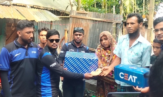 নিহত দুলালের পরিবারের পাশে এসিআই মটরস