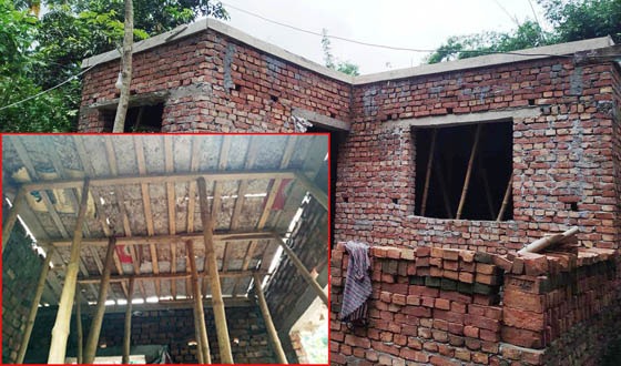 মুক্তিযোদ্ধা ভবনের ছাদ ঢালাইয়ের কাজ বন্ধ