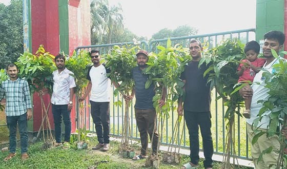 "সবুজ ডিমলা নিরাপদ ভবিষ্যৎ" : বৃক্ষ রোপন