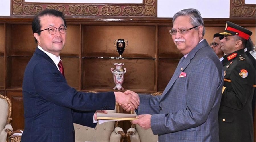 দক্ষিণ কোরিয়া বাংলাদেশি পণ্যের শুল্ক সুবিধা অব্যাহত রাখার অনুরোধ রাষ্ট্রপতির