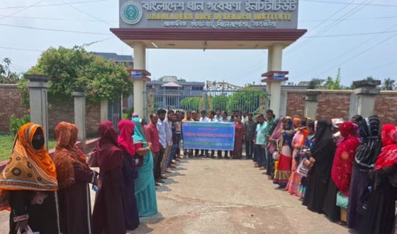 আশাশুনির এসএসিপি-রেইনস প্রকল্পের বিনিফিসারি ভিজিট