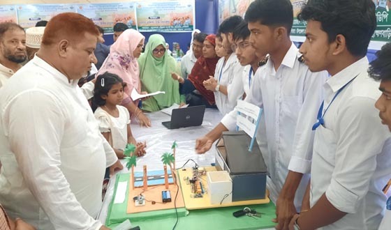 নাসিরনগরে বিজ্ঞান প্রকল্প এবং উদ্ভাবনী ধারণা প্রদর্শন অনুষ্ঠিত