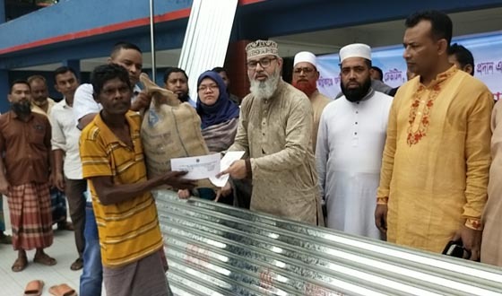 নাজিরপুরে রহমানের পাশে দাঁড়ালেন এমপি মাসুদ সাঈদী
