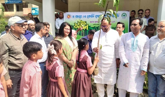 টাঙ্গাইলে বৃক্ষরোপণ কর্মসূচির উদ্বোধন