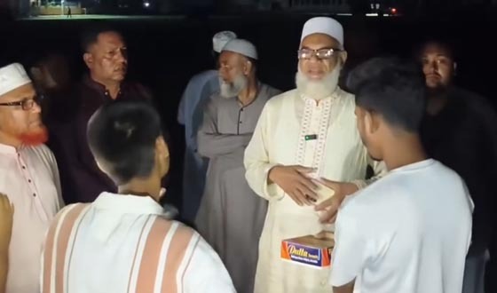 কালীগঞ্জে পুলিশের সাথে এমপির মাদক বিরোধী অভিযান