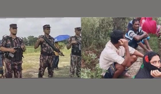 দৌলতপুর সীমান্তে পুশইন চেষ্টার শিকার ১২ নারী ও শিশু