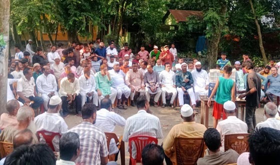 মাদকের বিস্তৃতি প্রতিরোধে সরাইলে গ্রামীণ সভা