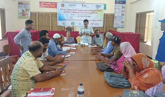 বিরলের আজিমপুর ইউনিয়নে পুষ্টি বিষয়ে প্রশিক্ষক প্রশিক্ষণ
