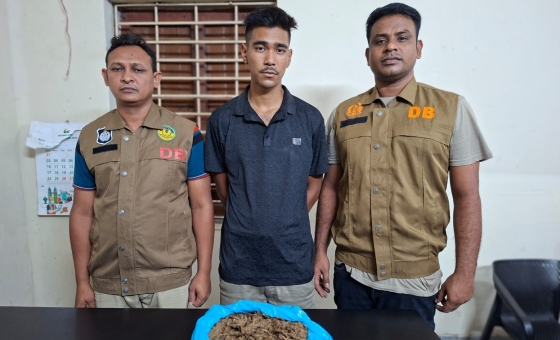 রাজশাহীতে ১ কেজি গাঁজাসহ গ্রেপ্তার ১