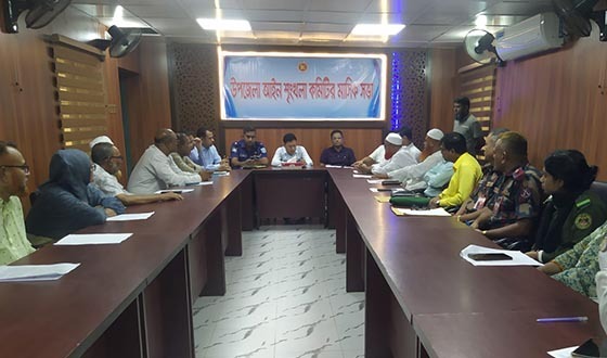 হাকিমপুর উপজেলা আইন শৃঙ্খলা কমিটির মাসিক সভা