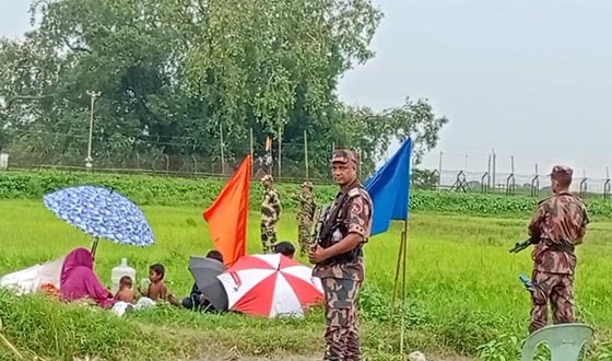 কুড়িগ্রাম সীমান্তের শূন্য রেখায় বাকশূন্য ৯ জনের অনিশ্চয়তার জীবন