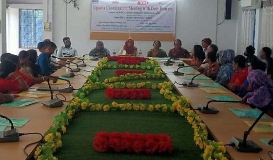 তালায় উইমেন জব ক্রিয়েশন সেন্টারের কোঅর্ডিনেশন সভা