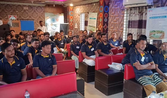 ফরিদগঞ্জে ব্র্যাক ফিশারিজের প্রশিক্ষণে অর্ধশতাধিক খামারি
