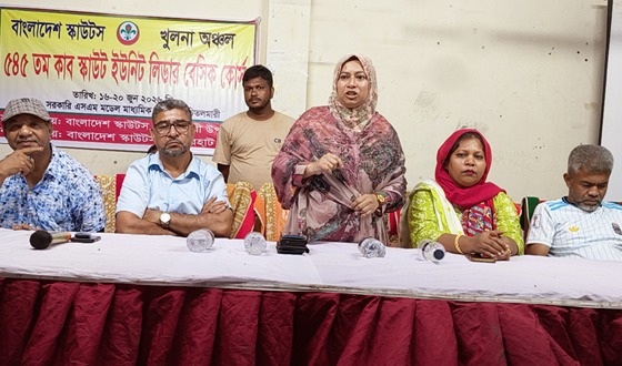 চিতলমারীতে ৫দিন ব্যপি স্কাউটস কোর্স সম্পন্ন