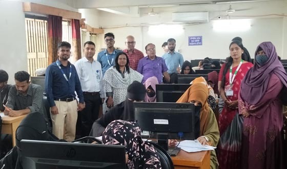 টাঙ্গাইলে যুব উন্নয়ন অধিদপ্তরের "ফ্রিল্যান্সিং প্রশিক্ষণ" ভর্তি পরীক্ষা