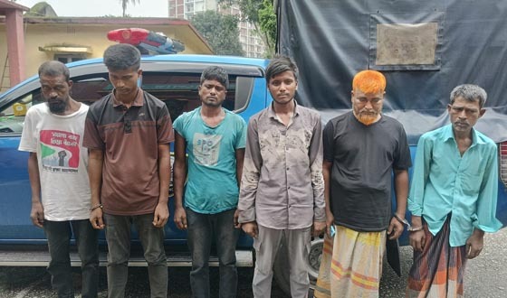রংপুরে মাদকবিরোধী অভিযানে ৬ জনের কারাদণ্ড