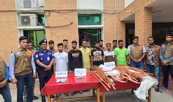 লালপুরে জুট মিলে চাঞ্চল্যকর ডাকাতির রহস্য উদঘাটন