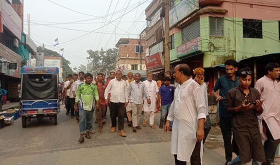 ক্ষেতলালে বিএনপির বিক্ষোভ মিছিল ও সমাবেশ