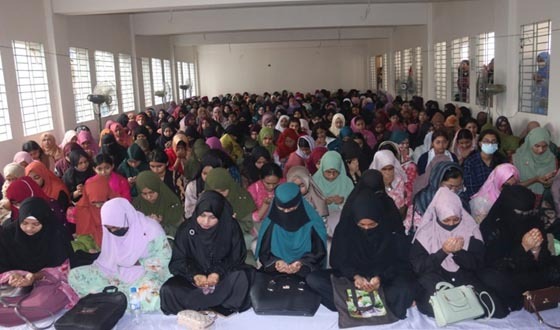 উচ্চমাধ্যমিক পরীক্ষার্থীদের বিদায় সংবর্ধনা ও দোয়া