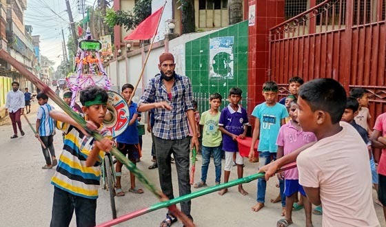 চাঁদপুরে পবিত্র আশুরা উপলক্ষে তাজিয়া র‌্যালি