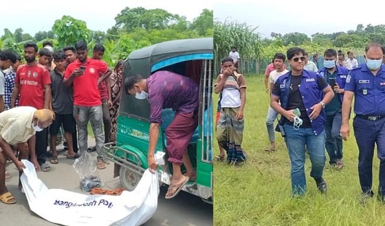 মতলবে ঝোপ থেকে অজ্ঞাতনামা নারীর মরদেহ উদ্ধার